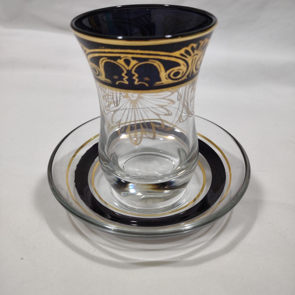 New Set of 6 Turkish tea cups